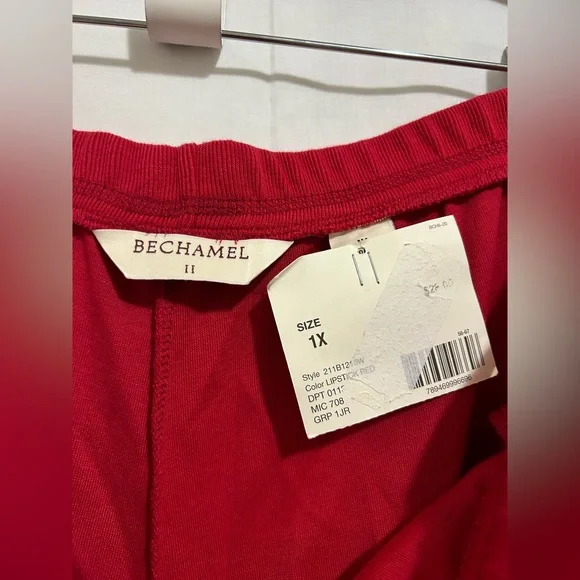Bechamel - Women’s Vibrant Red Pull-On Pants - Picture 8 of 11